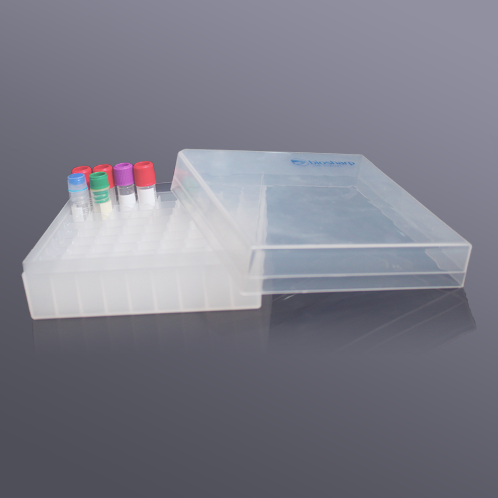 Biosharp BS-20-TB81S 2ml塑料冻存盒(PP,透明）