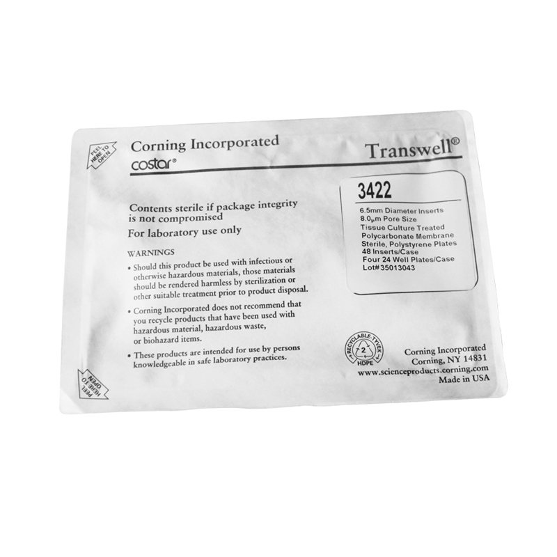 Corning 3422 Transwell嵌套，含24孔板（PC膜，6.5mm，孔径8.0um）