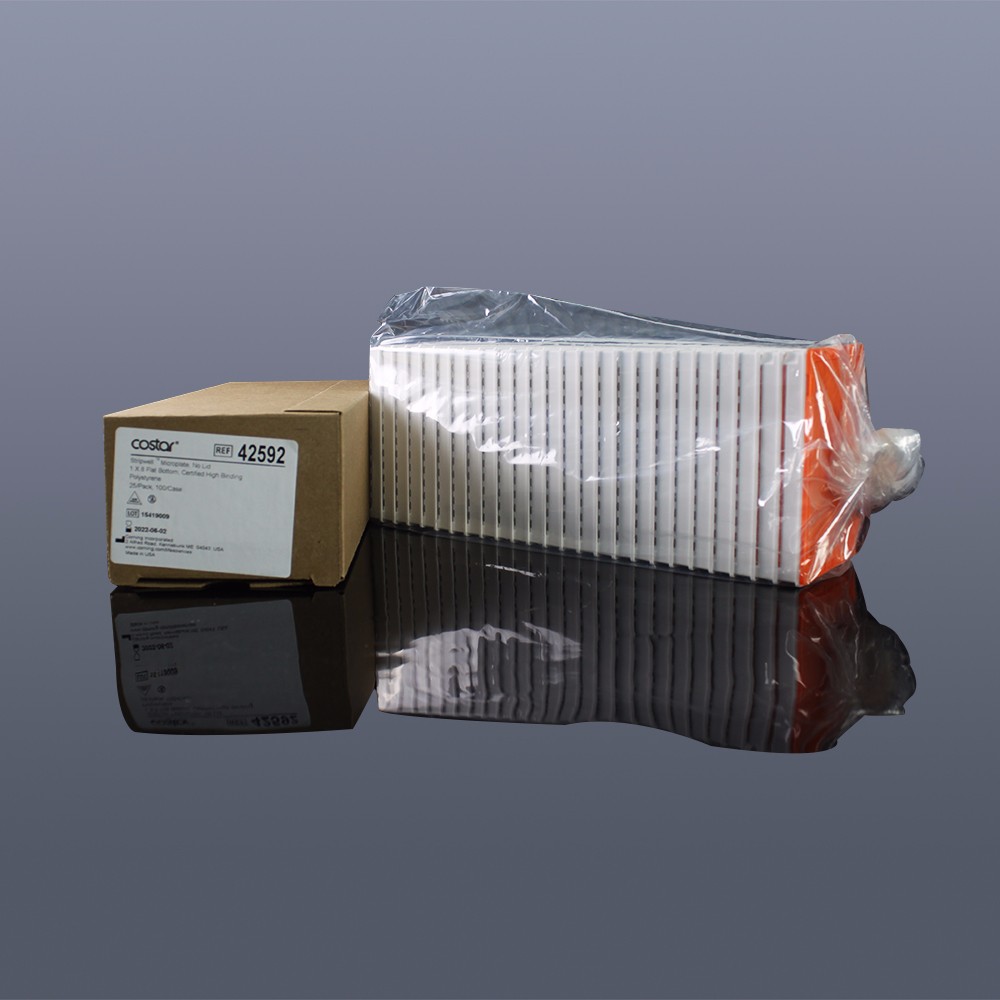 Corning 42592 96孔可拆酶标板，透明平底，高结合力