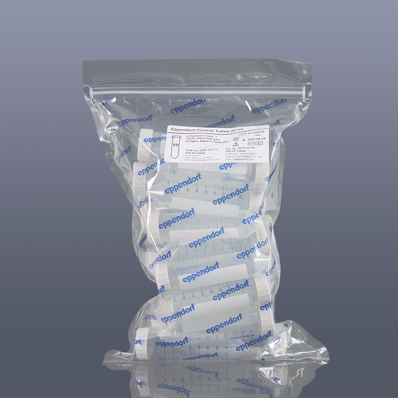 Eppendorf 0030122178 50 mL 锥形离心管, 无菌, 袋装