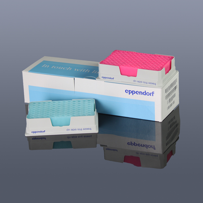 Eppendorf 3881000015 PCR-Cooler (0.2 mL) 低温指示冰盒启动套装 （1个粉红色冰盒，1 个蓝色冰盒）
