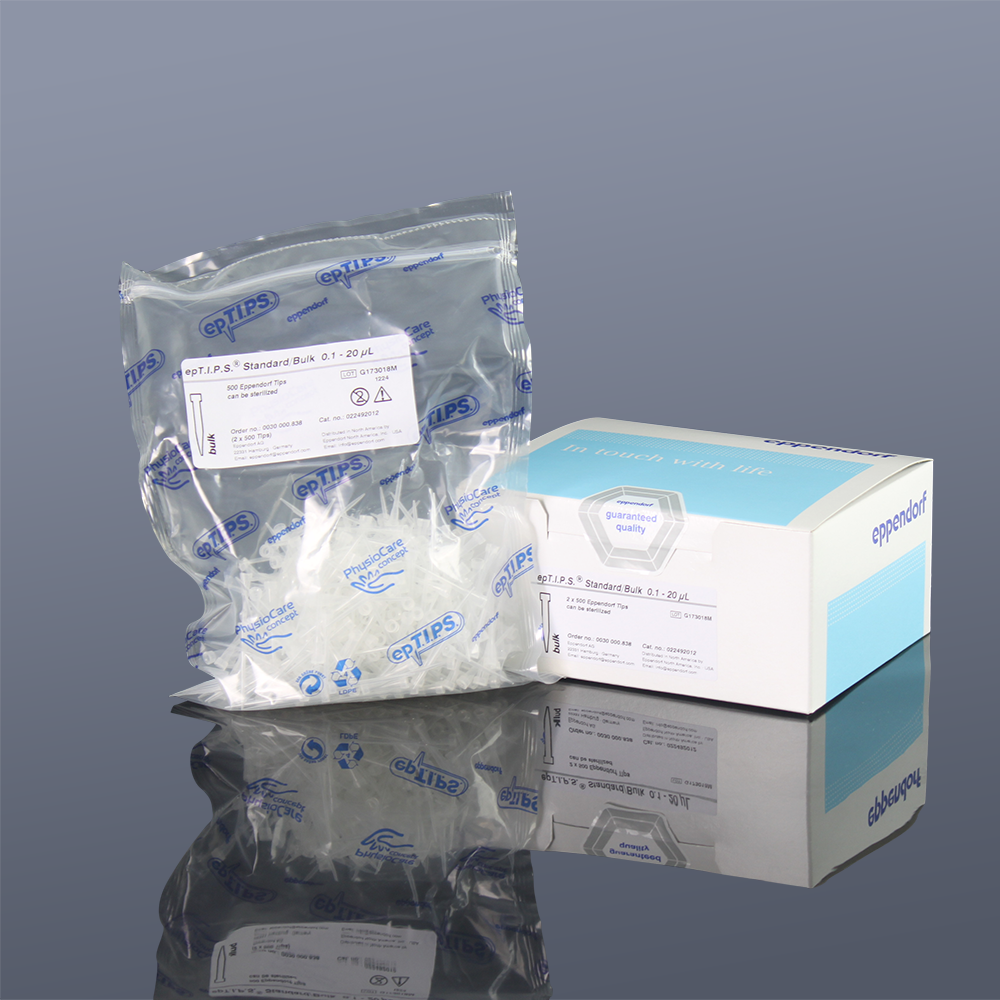 Eppendorf0030000838 epTIPS 普通袋装,优质级0.1-20ul普通袋装吸头，无色