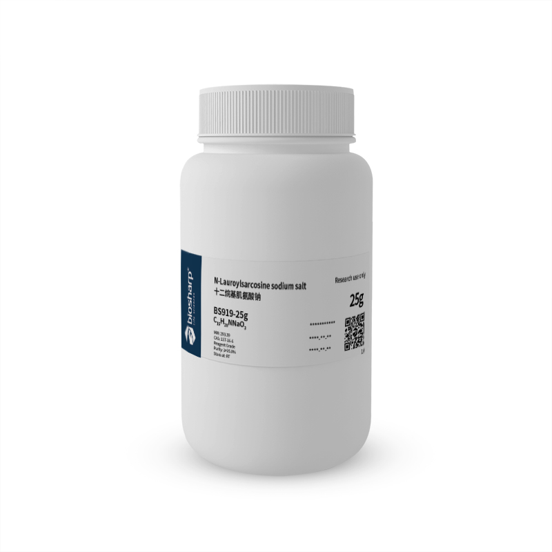 Biosharp BS919-25g N-十二烷基肌氨酸钠/N-Lauroyl Sarcosine Sodium[25g]RT