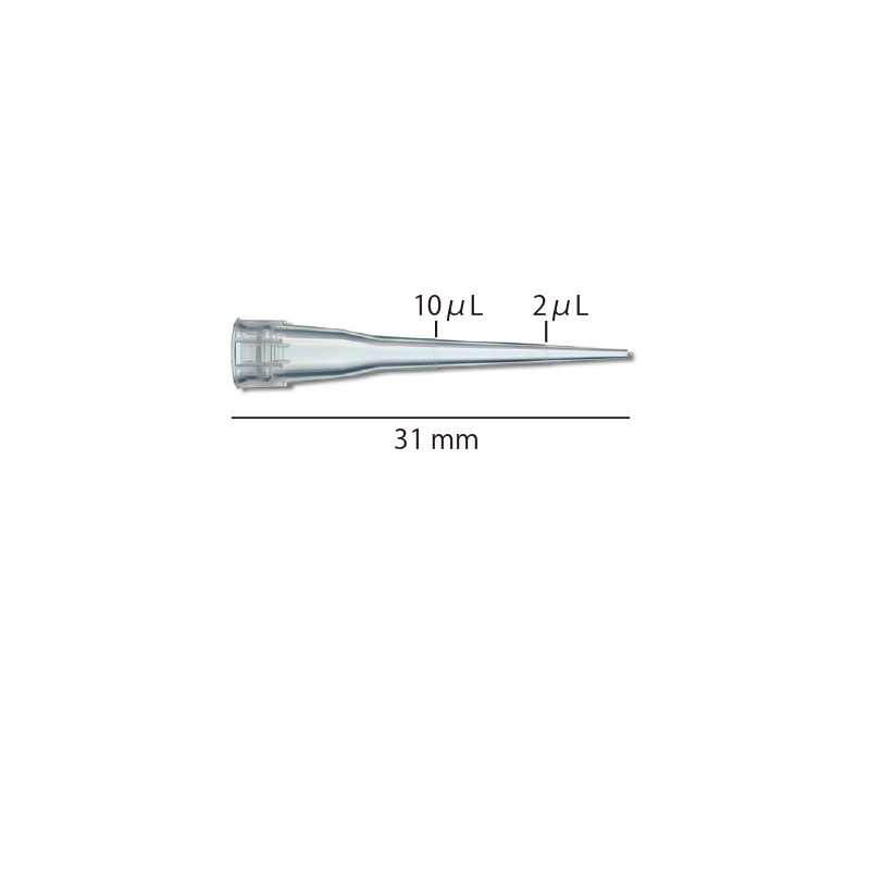 Watson 110-204C 10ul袋装吸头，带刻度，非无菌