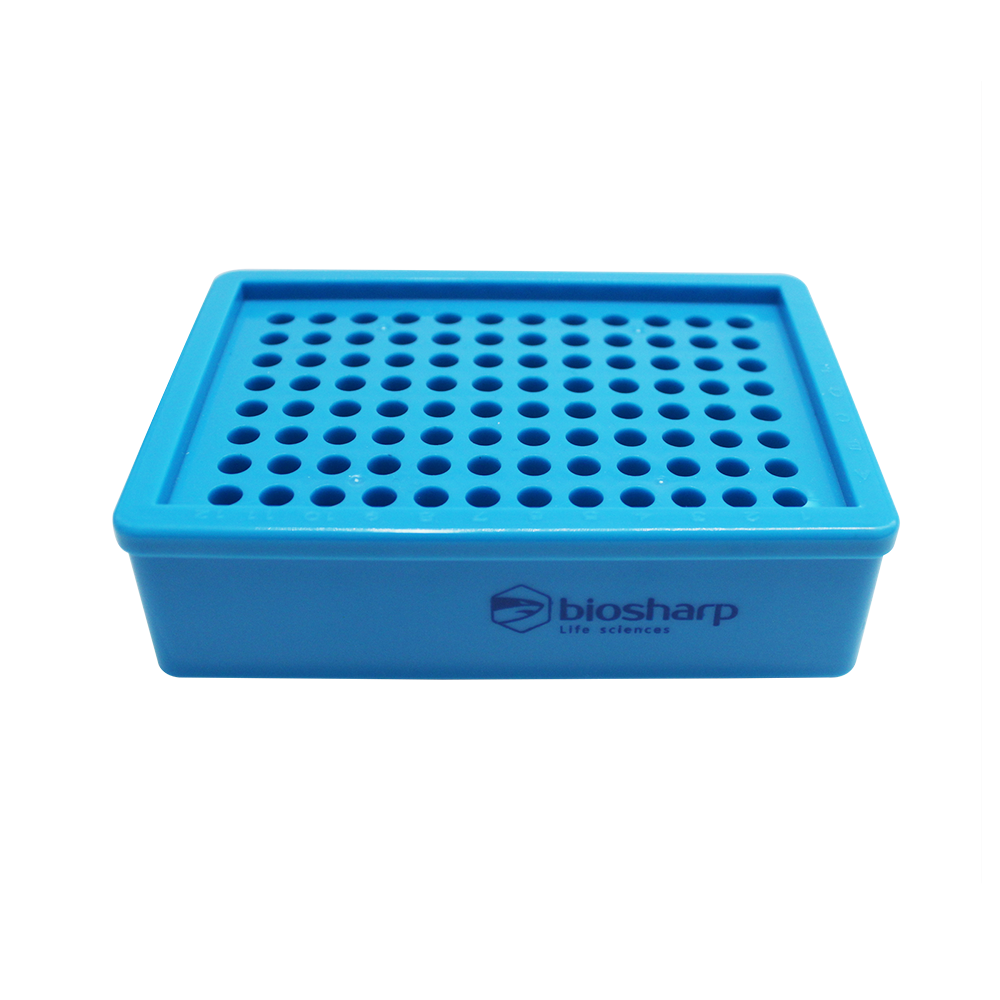 Biosharp BC026 96孔0.2mlPCR长方形冰盒（132x94x42mm）