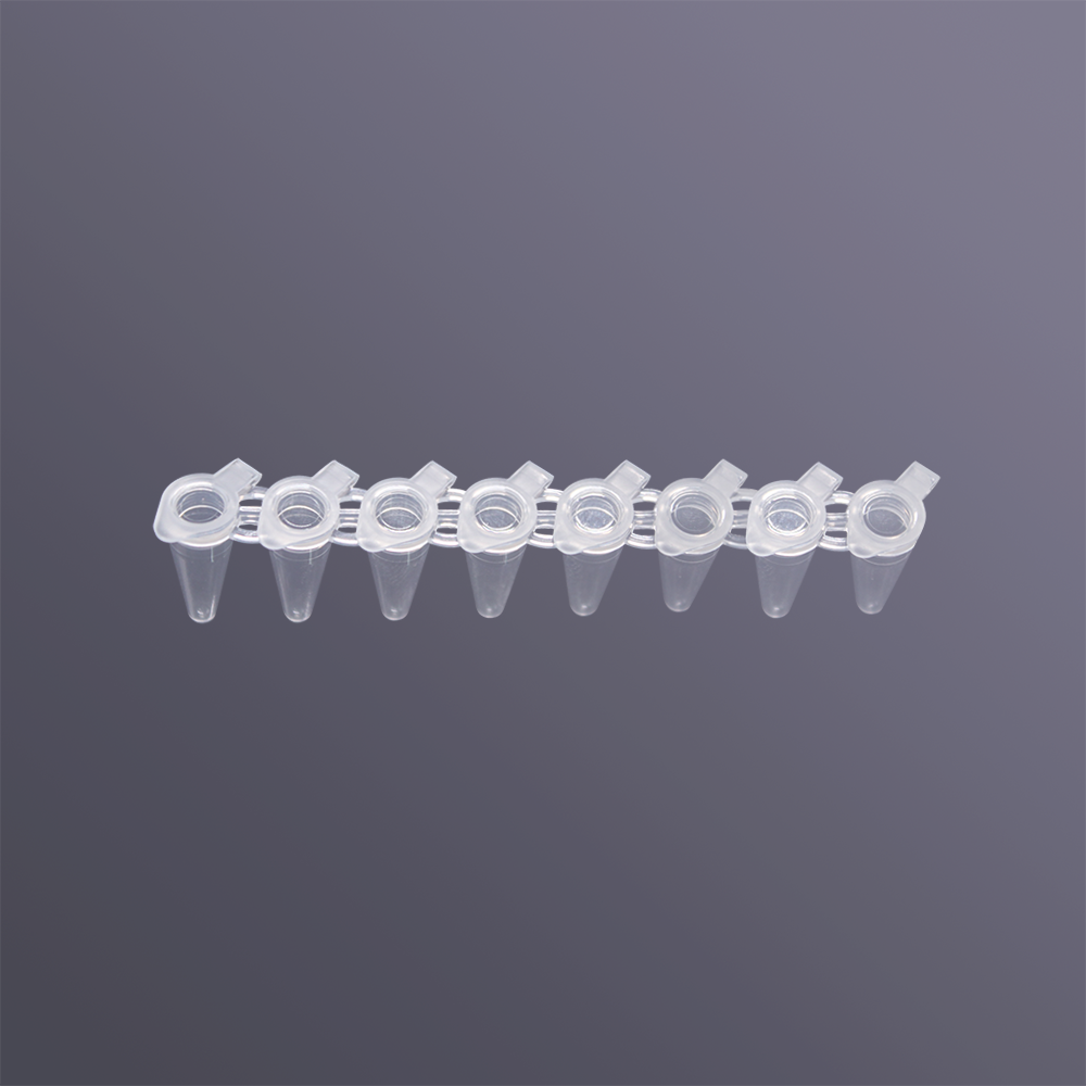 LABSELECT PST-0108-AFT-C 0.1ml PCR连盖平盖八排管