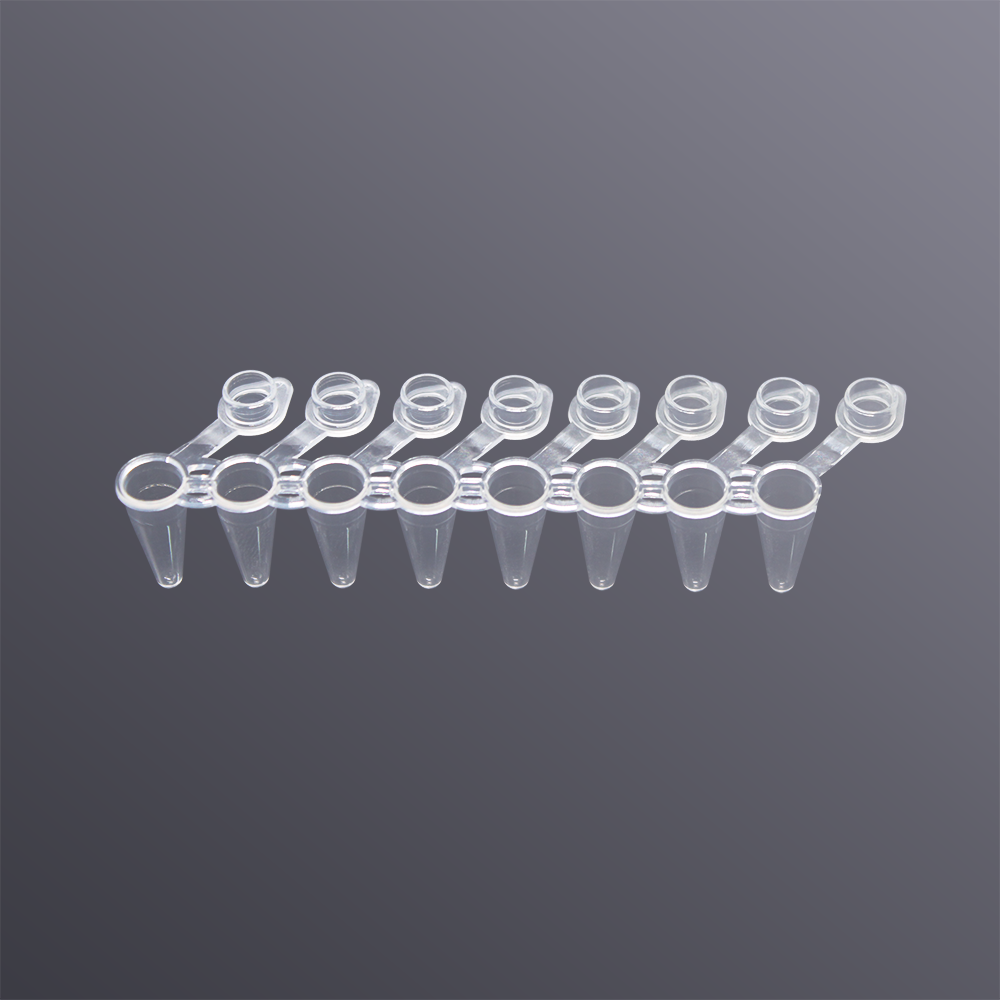 LABSELECT PST-0108-AFT-C 0.1ml PCR连盖平盖八排管