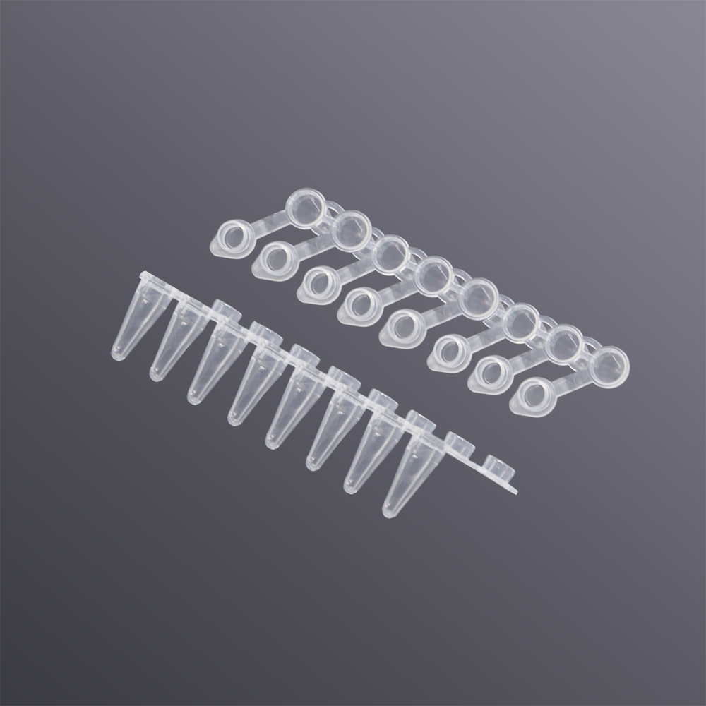 LABSELECT PST-0108-AFT-C 0.1ml PCR连盖平盖八排管
