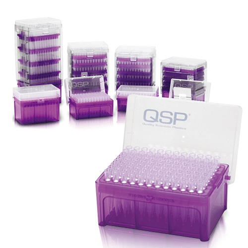 QSP TF140-200-Q 20-200ul带滤芯无菌盒装吸头