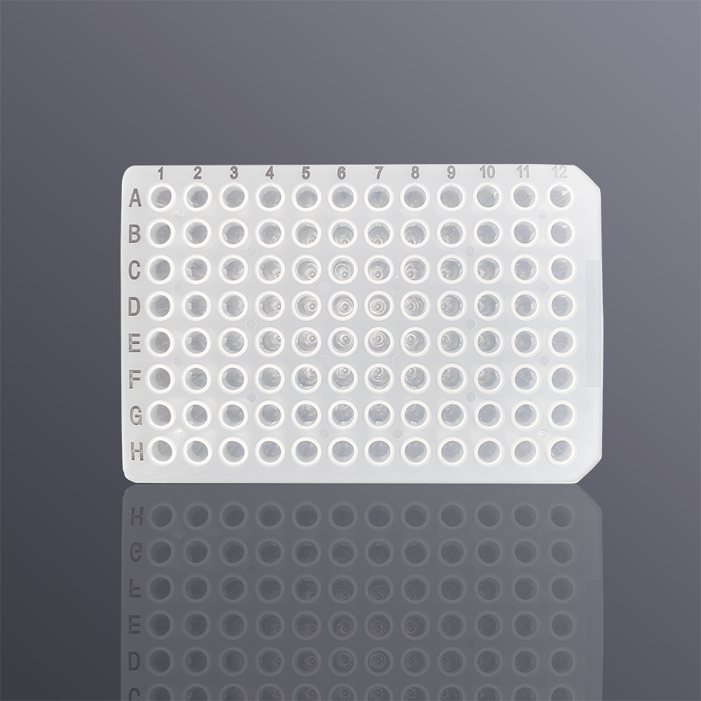 LABSELECT PP-96-NS-0100 0.1ml 96孔无裙边PCR板，透明
