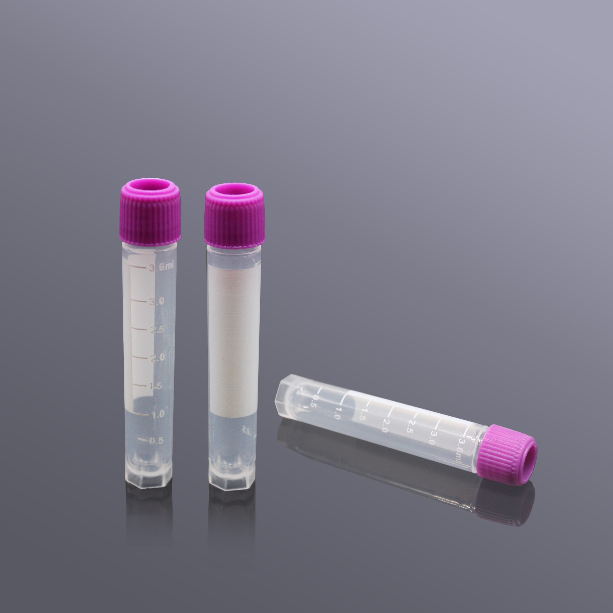 Biosharp BS-40-ST50 4ml细胞冻存管 外旋（紫色盖/透明管）