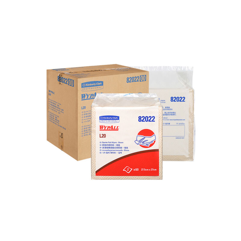 Kimberly 82022 WYPALL L20工业擦试纸（折叠式）