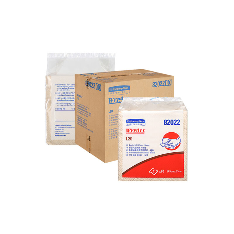 Kimberly 82022 WYPALL L20工业擦试纸（折叠式）