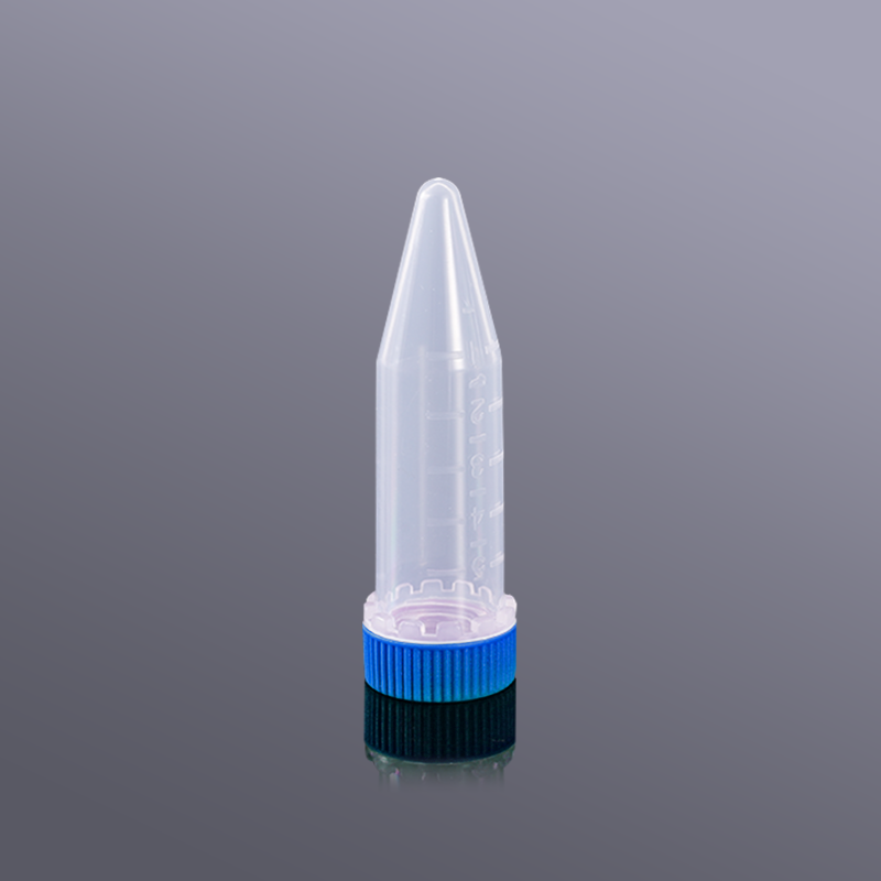 Biosharp BS-50-BS-S 5ml尖底离心管，蓝色螺旋盖，灭菌 透明