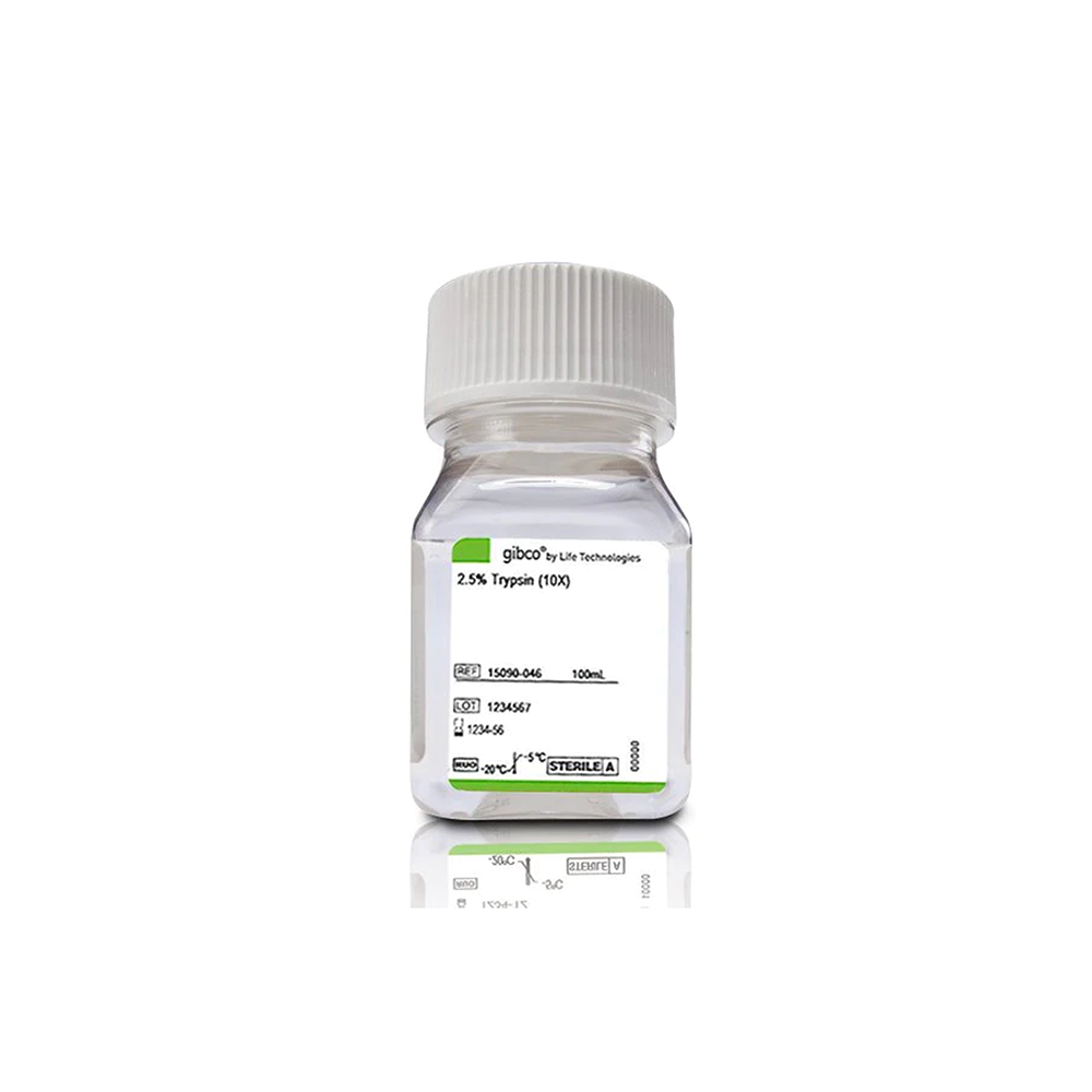 Invitrogen 15090-046 胰蛋白酶 (2.5%)、无酚红