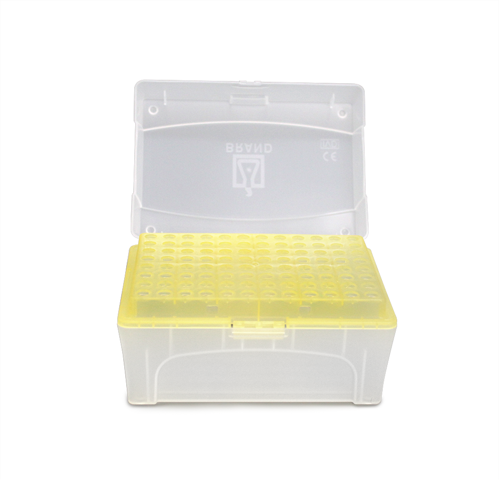 Brand 732992 TipBox吸头盒， 空盒， 含黄色吸头盒托架，适用于200μl的吸头