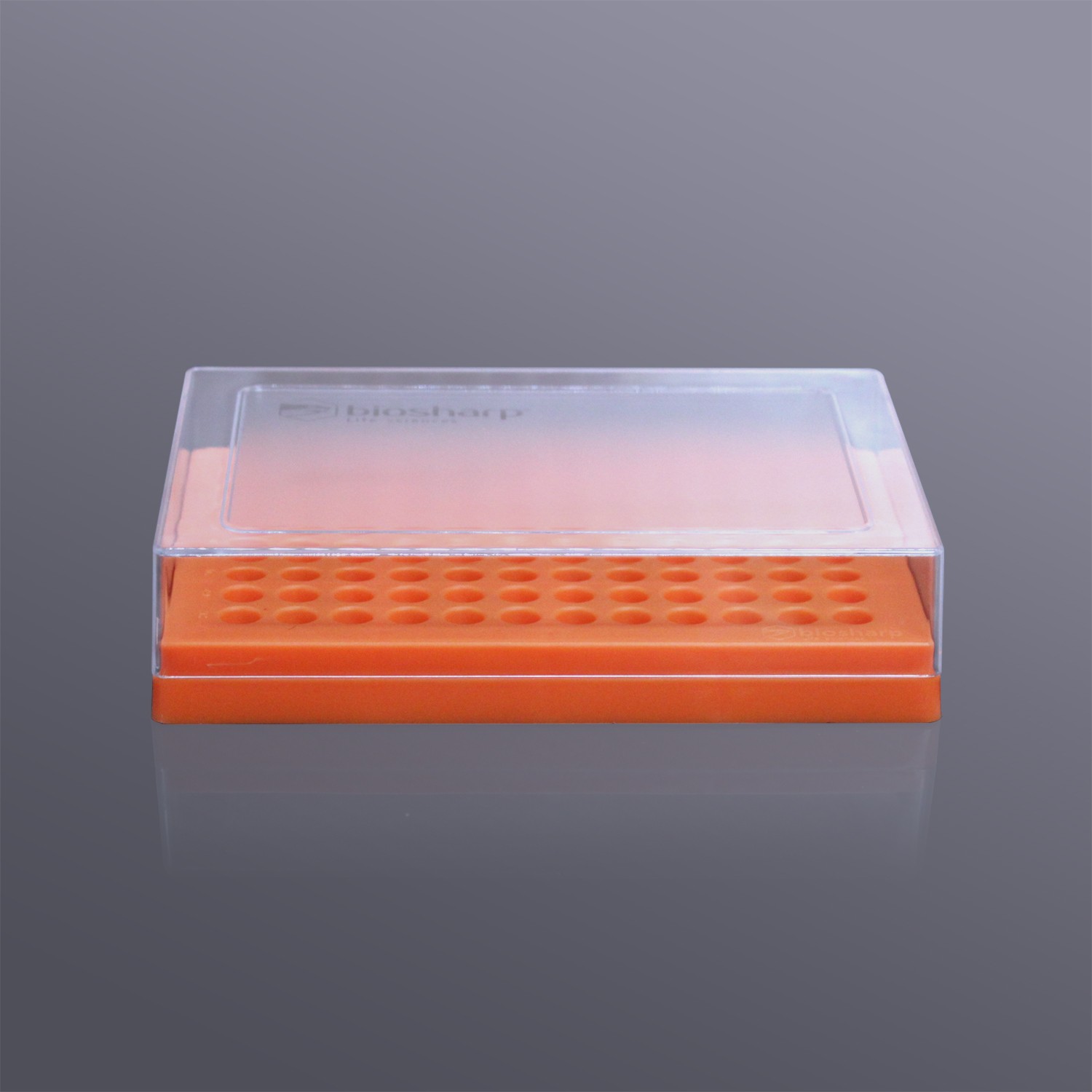 Biosharp BS-02-PB96-PC-O 0.2ml薄壁管盒(PC),橙色