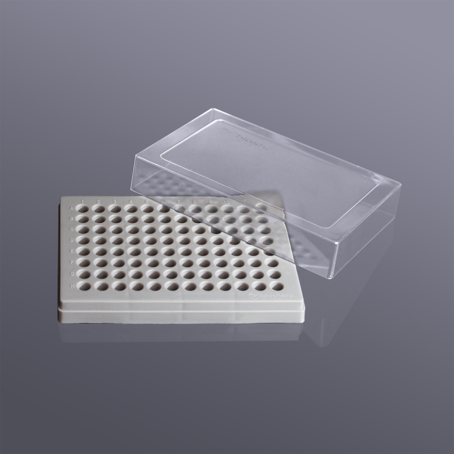 Biosharp BS-02-PB96-PC-G 0.2ml薄壁管盒(PC),灰色