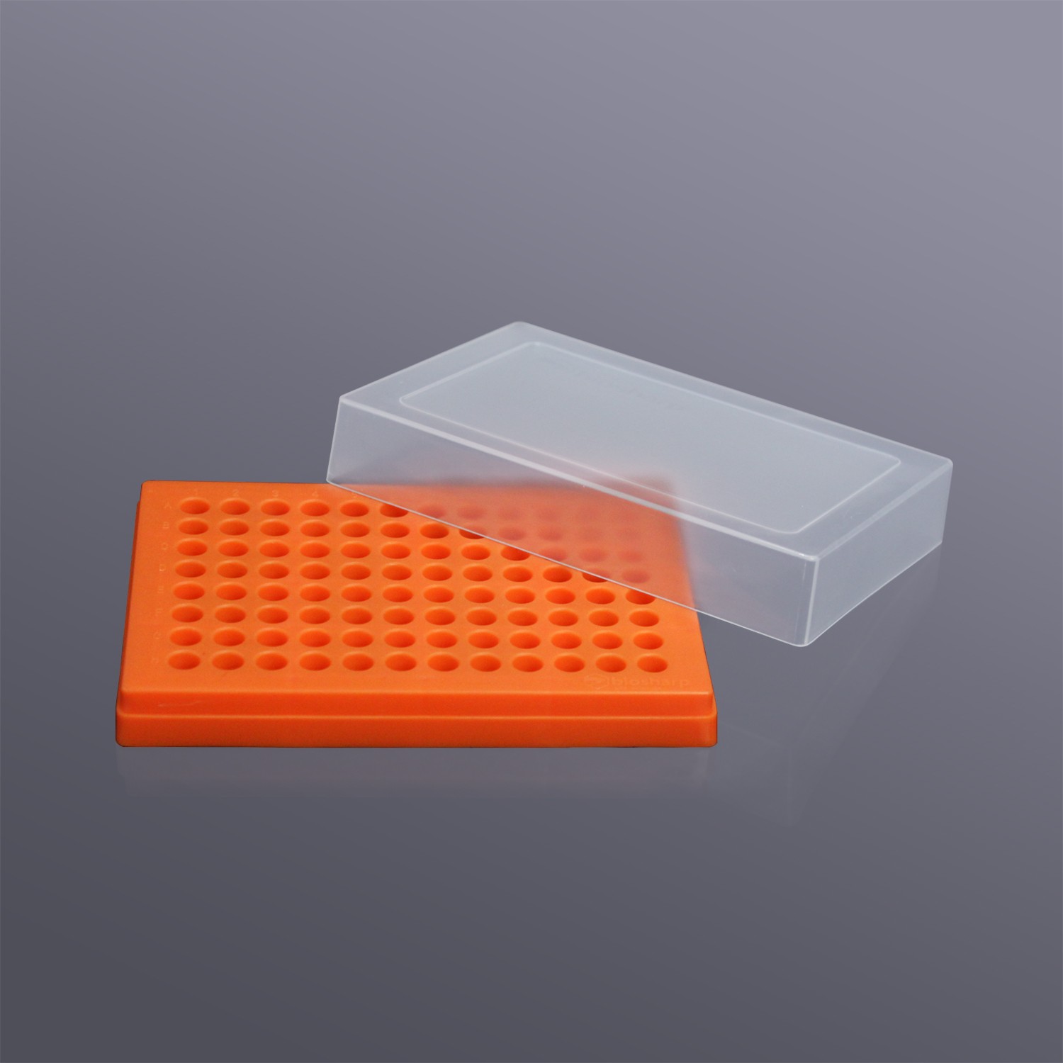 Biosharp BS-02-PB96-O 0.2ml薄壁管盒,橙色
