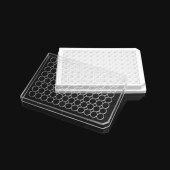 LABSELECT 11515 96孔细胞培养板,白色框,透明平底,带盖