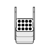 Eppendorf 5804751000 适配器, 用于100ml 矩形吊篮, 适配离心标准管, Vacutainer, Falcon管以及微量离心管1.5- 2ml, 2个