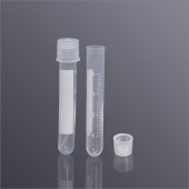 Biosharp BS-PPT-5-G-S1 5ml圆底试管/流式管, PP材质, 印刷刻度, 双凸位盖, 无菌, 独立纸塑包装