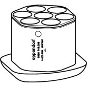 Eppendorf 5920748009 50 mL 直立锥底管适配器, 适用于S-4x通用-大型水平转子
