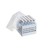 Eppendorf 0030140583 储存盒 5x5, 可放置25个 15 mL 离心管, 2个, 5", 高127 mm, 聚丙烯材质, 可耐受 -86 °C, 可高温高压灭菌, 带盖和数字字母