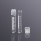 Biosharp BS-PST-14-G-S2 14ml圆底试管/摇菌管, PS材质, 印刷刻度, 双凸位盖, 无菌