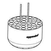 Eppendorf 5825747003 适配器, 用于27个圆底管, 12x75mm, 适配S-4-104,S-4x750,S-4x1000 水平转子,一套2个