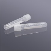Biosharp BS-PPT-14-G-S2 14ml圆底试管/摇菌管, PP材质, 印刷刻度, 双凸位盖, 无菌