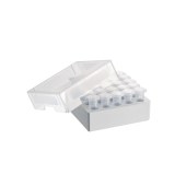 Eppendorf 0030140532 储存盒5x5, 可放置25个 5 mL 离心管, 4个, 2.5", 高 63.5 mm, 聚丙烯材质, 可耐受 -86 °C, 可高温高压灭菌, 带盖和数字