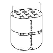 Eppendorf 5804794001 适配器, 用于26x1.5-2 mL离心管, 适配S-4-72 水平转子, 一套2个