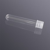 Biosharp BS-PST-5-NG-S1 5ml圆底试管/流式管, PS材质, 无刻度, 双凸位盖, 无菌, 独立纸塑包装