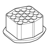 Eppendorf 5910762003 17.5x100 mm 圆底管适配器, 适配S-4x通用水平转子, 一套2个