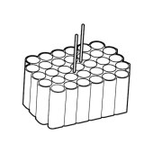 Eppendorf 5920707000 33 x 圆底管适配器, 直径16 x 高度75-100 mm, 适用于S-4x1000水平转子的工作板/离心管混合吊篮