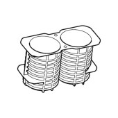 Eppendorf 5920717006 250 mL宽口试剂瓶适配器, 适用于S-4x1000 水平转子的高通量吊篮