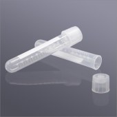 Biosharp BS-PPT-14-G-S2 14ml圆底试管/摇菌管, PP材质, 印刷刻度, 双凸位盖, 无菌