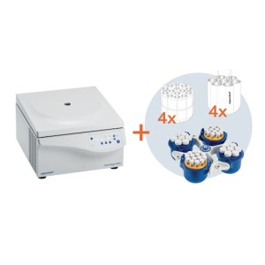 Eppendorf 5810000599 5810离心机, 含S-4-104水平转子, 包括4x750ml 圆形吊篮和15/50 ml 锥形离心管适配器, 中式电源插头