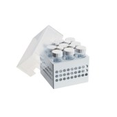 Eppendorf 0030140591 储存盒 3x3, 可放置9个 50 mL 离心管和4个15 mL 离心管, 2个, 5", 高127 mm, 聚丙烯材质, 可耐受 -86 °C, 可高温高压