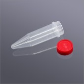 Biosharp BS-50-RS-S 5ml尖底透明离心管，红色螺旋盖，无菌