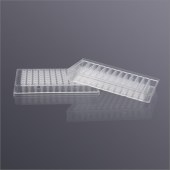 LABSELECT PP-96-FS-0100-CC 96孔100ul全裙边PCR板,H1切角,透明框,透明管
