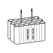 Eppendorf 5920708007 圆底管适配器, 直径17.5 x 高度75-100 mm, 适用于S-4x1000 水平转子的工作板/离心管混合吊篮