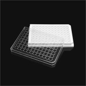 LABSELECT 11545 96孔细胞培养板,白色框,透明平底,带盖(未TC处理)