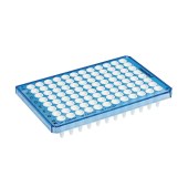 Eppendorf 0030132530 twin.tec荧光定量PCR 96孔板, 半裙边(孔白色), 蓝色, 25片