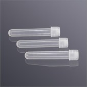 Biosharp BS-PPT-5-NG-S1 5ml圆底试管/流式管, PP材质, 无刻度, 双凸位盖, 无菌, 独立纸塑包装