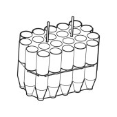 Eppendorf 5920710001 15 mL锥形管适配器, 非气密性, 适用于S-4x1000 水平转子的工作板/离心管混合吊篮