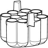 Eppendorf 5920753002 50 mL Oak Ridge 圆底试管适配器, 适用于S-4x通用-大型水平转子