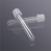 Biosharp BS-PST-14-NG-S2 14ml圆底试管/摇菌管, PS材质, 无刻度, 双凸位盖, 无菌