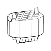 Eppendorf 5920712004 15 mL锥形管适配器, 气密性, 适用于S-4x1000 水平转子的工作板/离心管混合吊篮